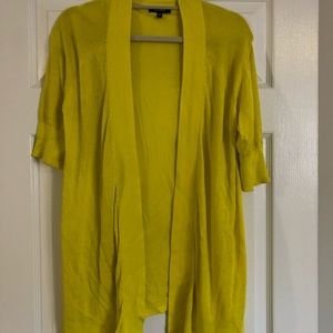 Size medium express bright yellow cardigan